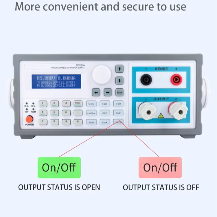 Programmable Linear Dc Power Supply 30V 10A - แหล่งจ่ายไฟ DC แบบปรับค่าได้และตั้งโปรแกรมได้ แรงดันไฟฟ้า 30V 60V