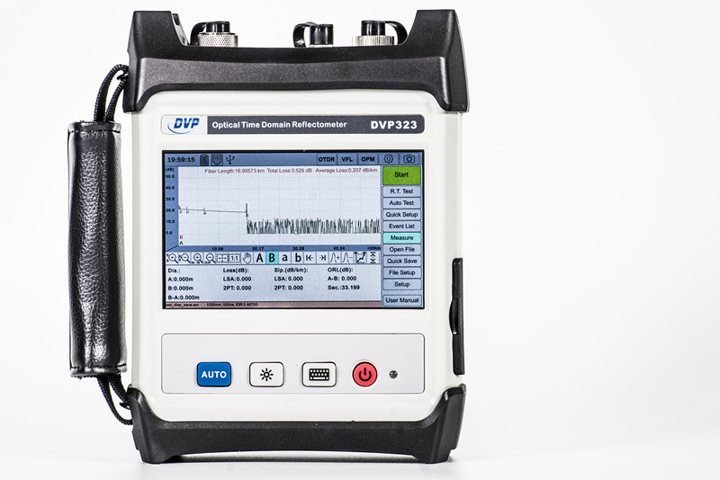 Optical Time Domain Reflectometer Otdr 1310 1550Nm - เครื่องทดสอบใยแก้วนำแสง DVP323 1310/1550nm 34/32dB SM OTDR