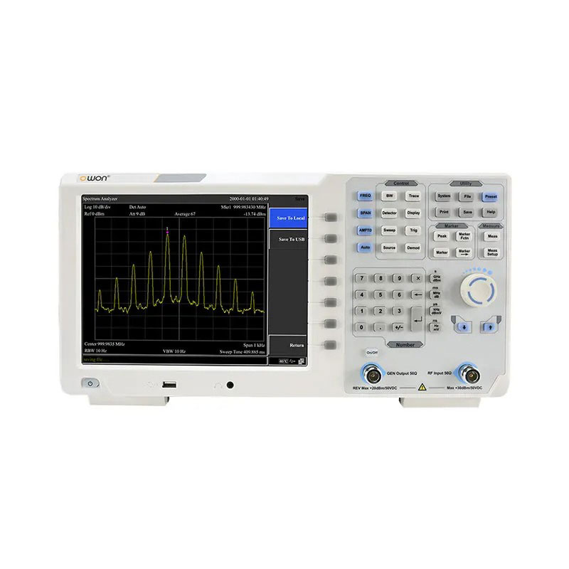 Spectrum Analyzer Tracking Generator 1.5Ghz - เครื่องวิเคราะห์สเปกตรัมแบบพกพา OWON XSA1015P-TG 9KHz-1.5GHz พร้อมจอสัมผัส LCD