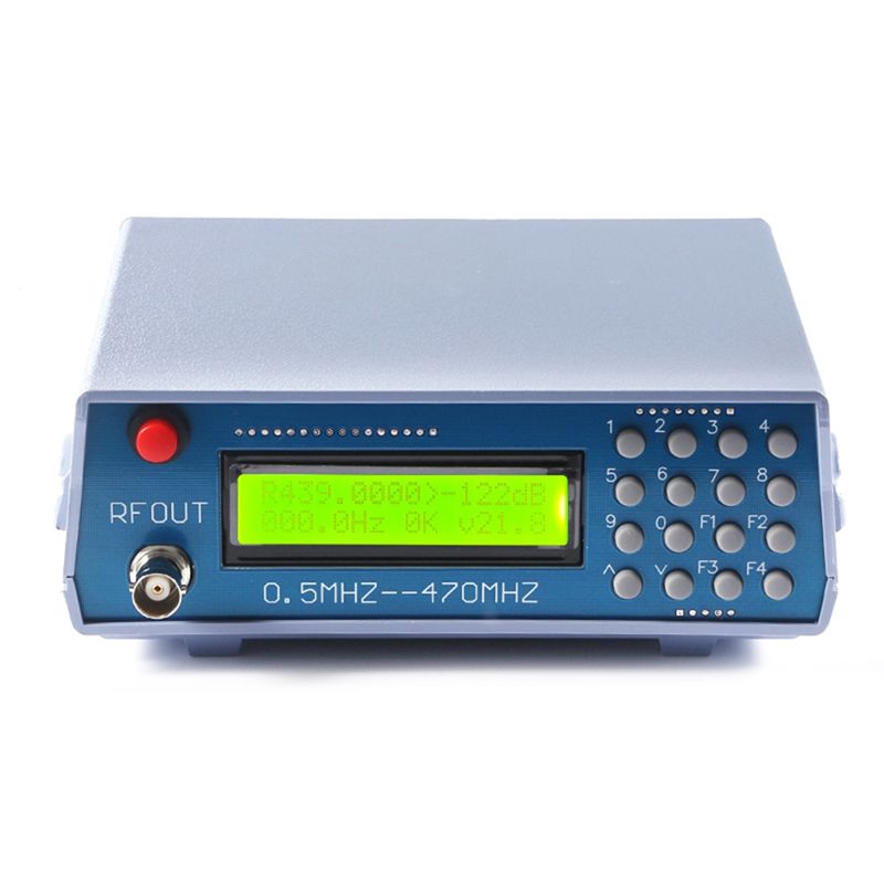 Rf Signal Generator 0.5Mhz To 470Mhz - [NEWA08R】 เครื่องทดสอบเครื่องกำเนิดสัญญาณ RF 0.5MHZ-470MHZ สำหรับวิทยุ FM