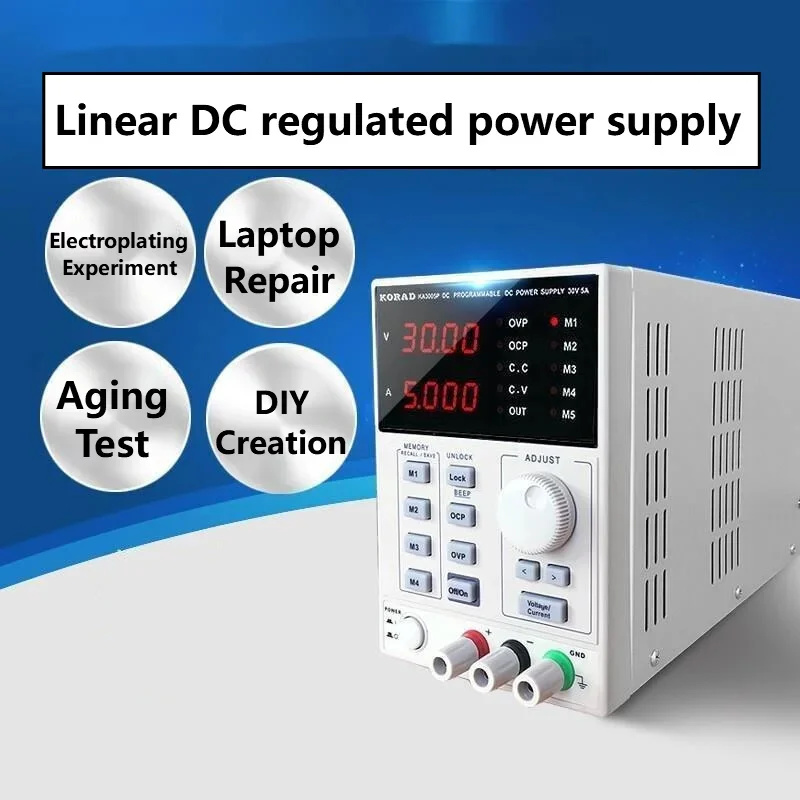แหล่งจ่ายไฟกระแสตรงแบบปรับค่าไ - Programmable Linear Dc Power Supply 30V 10A บทวิจารณ์และราคา
