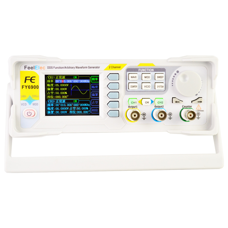 เครื่องกำเนิดสัญญาณฟังก์ชัน KK - Dual Channel Arbitrary Waveform Function Generator 60Mhz บทวิจารณ์และราคา