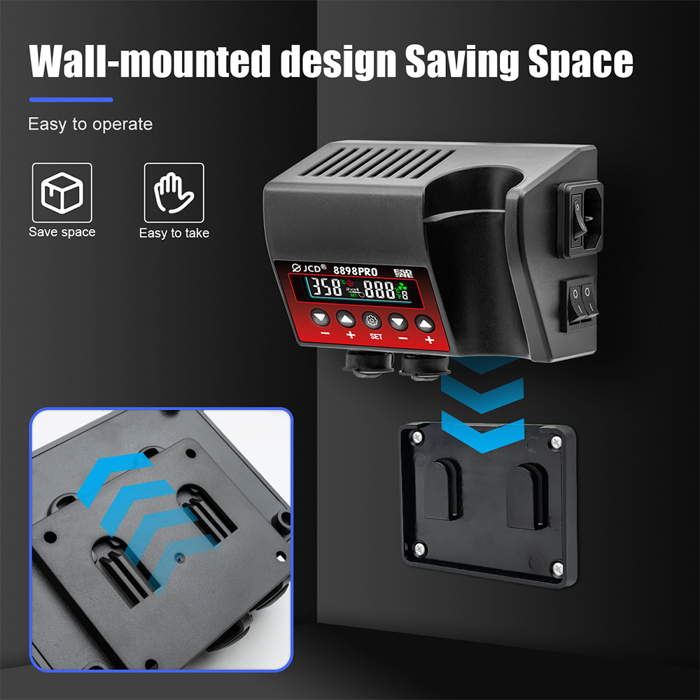 750W SMD Rework สถานีบัดกรี 2  - Smd Rework Station Hot Air Soldering 2 In 1 บทวิจารณ์และราคา