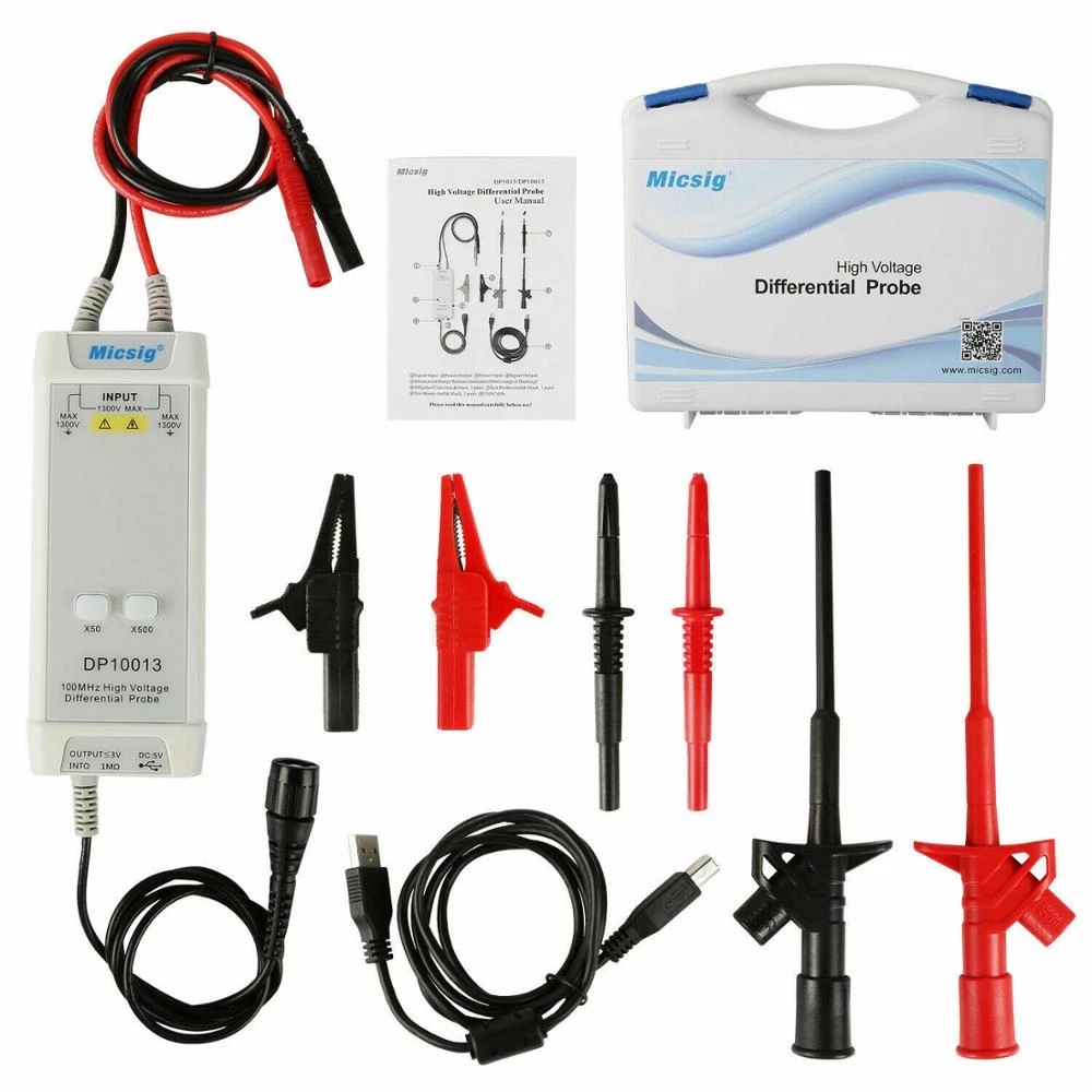 2025Micsig Oscilloscope 1300V  - High Voltage Differential Probe 100Mhz 1300V บทวิจารณ์และราคา
