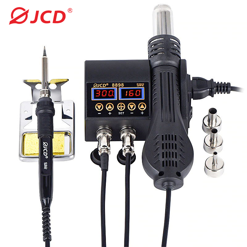 2 in 1 750W HOT AIR GUN จอแสดง - Smd Rework Station Hot Air Soldering 2 In 1 บทวิจารณ์และราคา