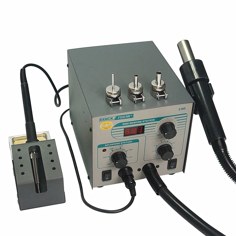 สถานีบัดกรีและรีเวิร์คแบบ 2 in - Smd Rework Station Hot Air Soldering 2 In 1 บทวิจารณ์และราคา