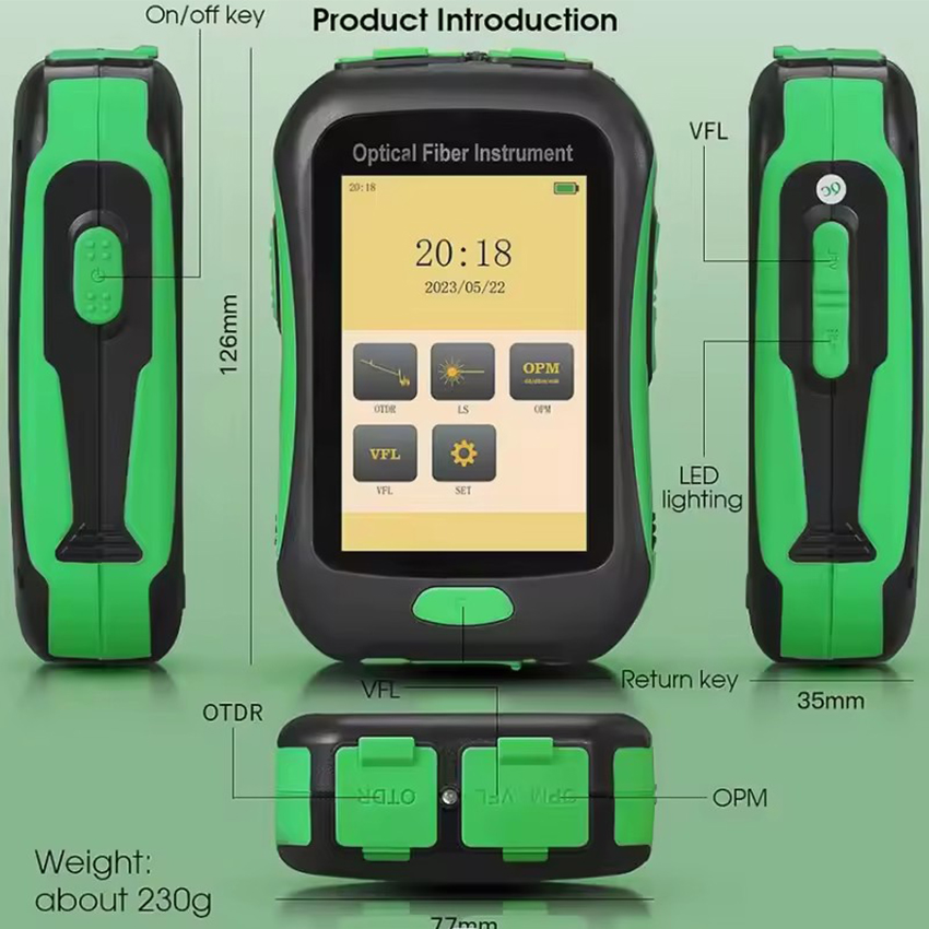 เครื่องวัด OTDR แบบพกพา 1310/1 - Optical Time Domain Reflectometer Otdr 1310 1550Nm บทวิจารณ์และราคา