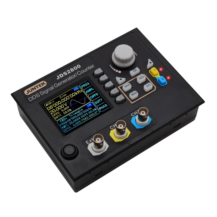 JDS2800-15M 60MHz DDS เครื่องก - Dual Channel Arbitrary Waveform Function Generator 60Mhz บทวิจารณ์และราคา