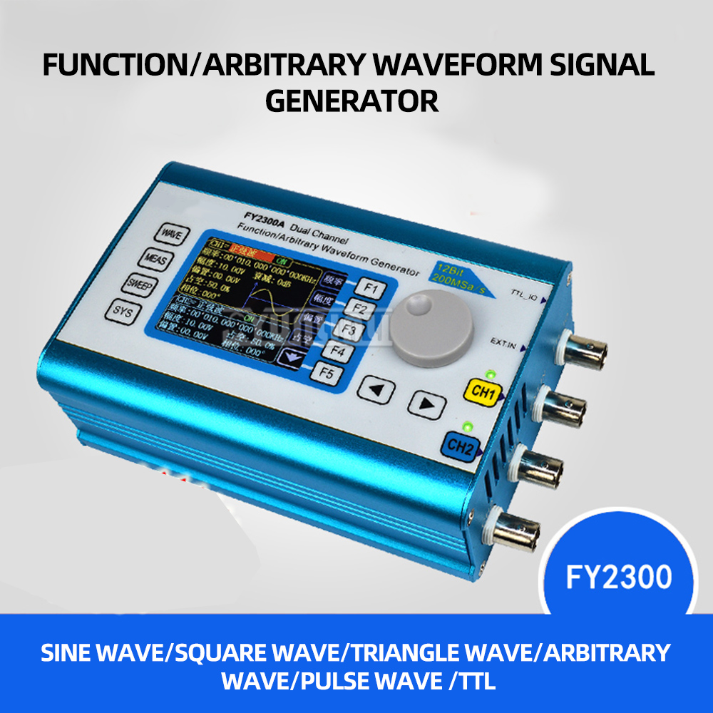 FY6300 FY2300 Dual Channel DDS - Dual Channel Arbitrary Waveform Function Generator 60Mhz บทวิจารณ์และราคา
