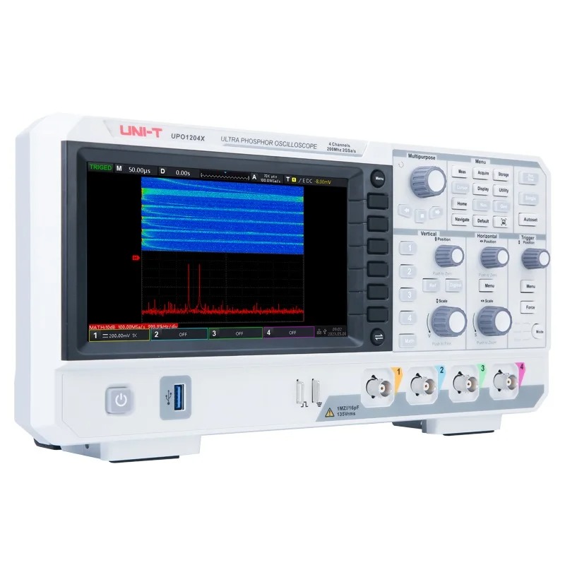 ออสซิลโลสโคปดิจิตอล UPO1104X 1 - Digital Storage Oscilloscope 4 Channel 100Mhz บทวิจารณ์และราคา