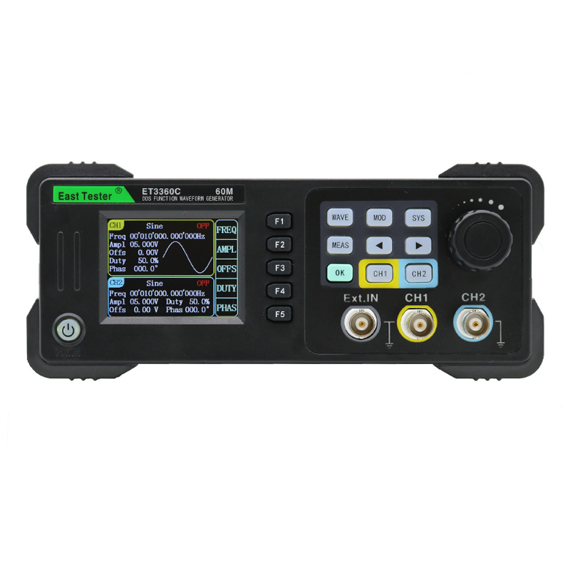 อีสท์เทสเตอร์ ET3320C ET3340C  - Dual Channel Arbitrary Waveform Function Generator 60Mhz บทวิจารณ์และราคา