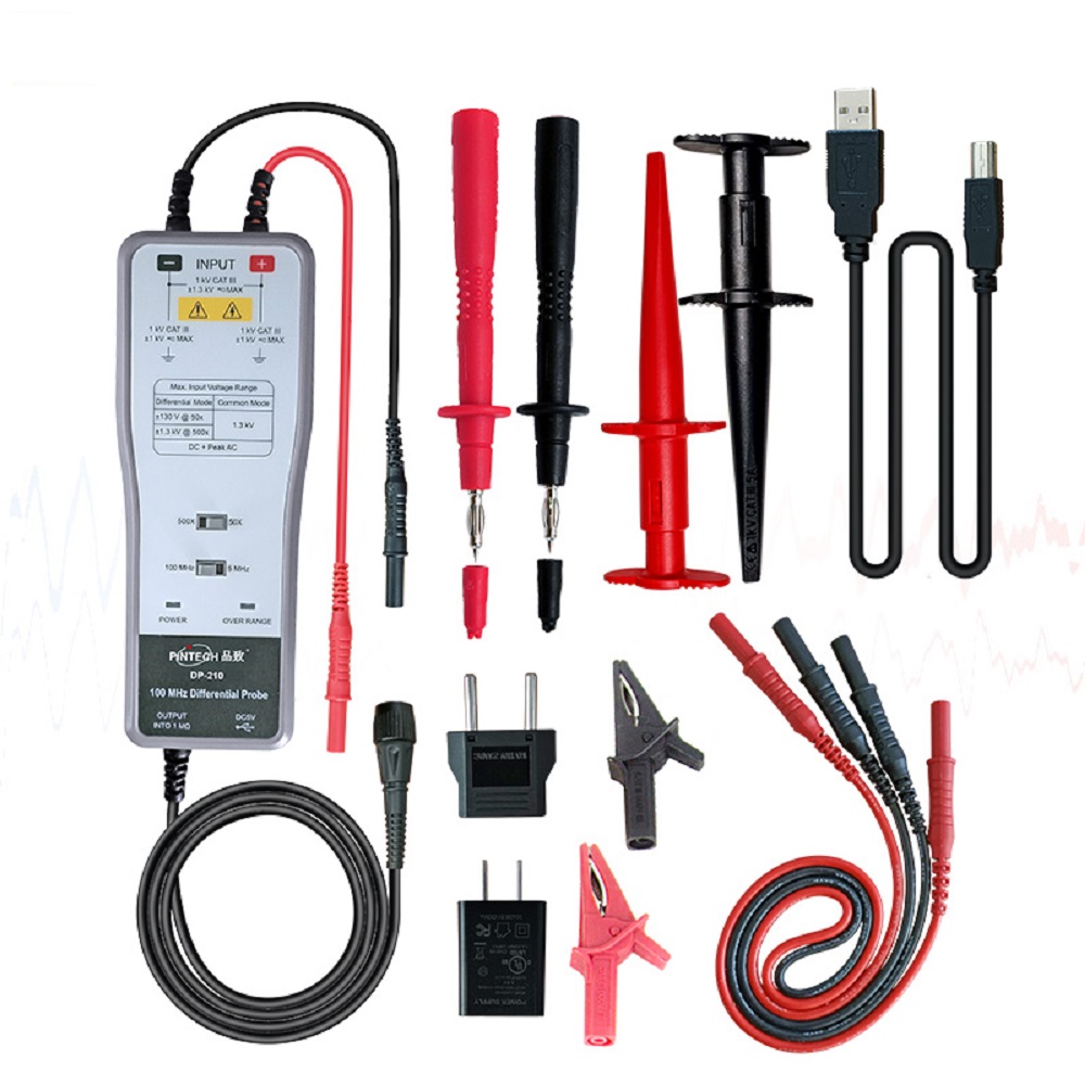 หัววัดดิฟเฟอเรนเชียลแรงดันสูง  - High Voltage Differential Probe 100Mhz 1300V บทวิจารณ์และราคา
