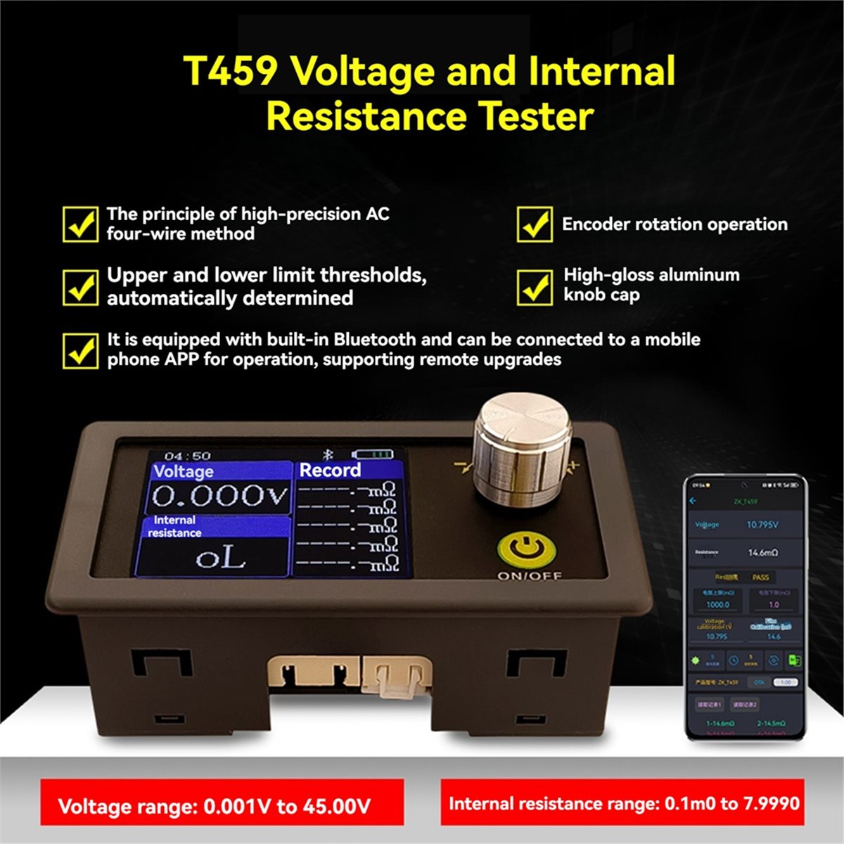 เครื่องทดสอบความต้านทานภายในแบ - Battery Internal Resistance Tester Four Wire บทวิจารณ์และราคา